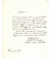 LEMAIRE Henri, sculpteur.Lettre autographe (G 2841)