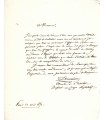 LEMAIRE Henri, sculpteur.Lettre autographe (G 2841)