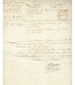 GUYANNE - POMME André. Homme politique, Conventionnel. Pièce signée (Réf. 2846)