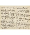 JONGKIND Johan-Barthold. Peintre hollandais, précurseur des Impressionnistes. Lettre autographe (Réf. G 4782)