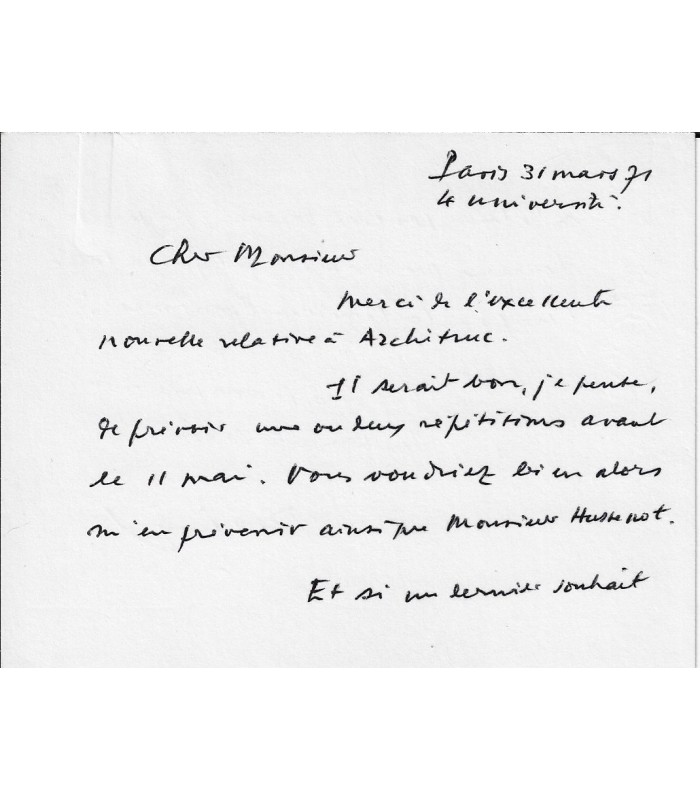 PINGET Robert. Ecrivain. Carte autographe (Réf. E 10263)