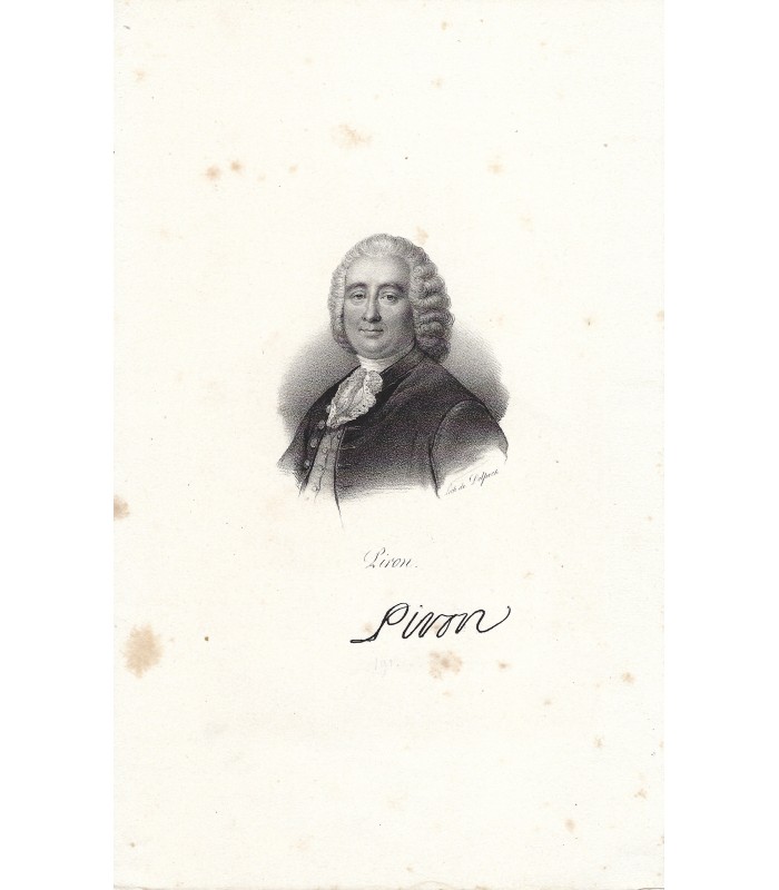 PIRON Alexis. 1689-1773. Poète et auteur dramatique. Manuscrit autographe (Réf. G 4513)