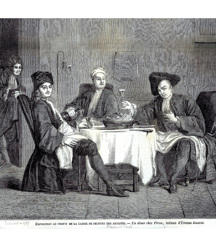 PIRON Alexis. 1689-1773. Poète et auteur dramatique. Manuscrit autographe (Réf. G 4513)