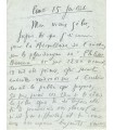 RICHEPIN Tiarko, compositeur. Lettre autographe (G 4141)