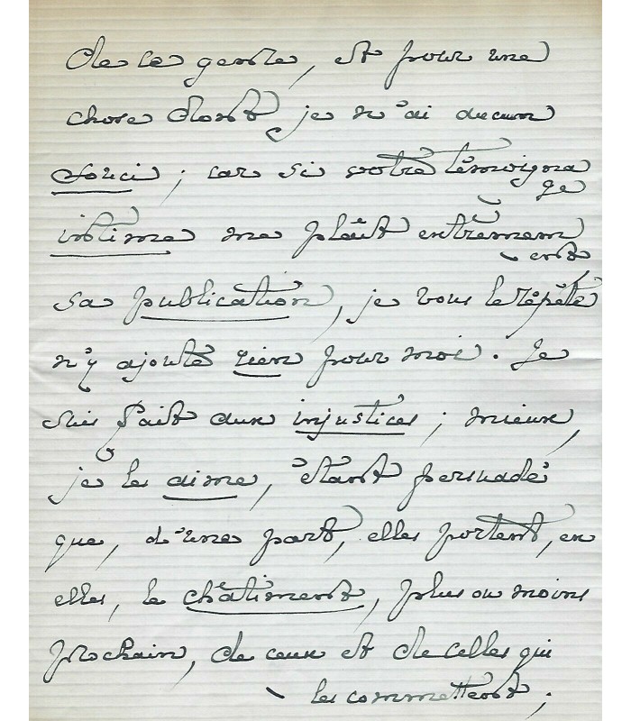 MONTESQUIOU Robert de, homme de lettres. Lettre autographe, 14 juin 1912 (Réf. G 4270)