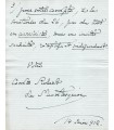 MONTESQUIOU Robert de, homme de lettres. Lettre autographe, 14 juin 1912 (Réf. G 4270)