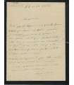 LABICHE Eugène, dramaturge. Lettre autographe (G 4100)