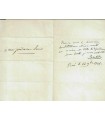 RACHEL, comédienne. Billet autographe (G 4514)