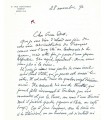 VILDRAC Charles, poète et dramaturge. Lettre autographe (G 4725)