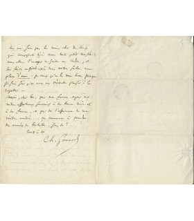 GOUNOD Charles, compositeur. Lettre autographe (G 4824)