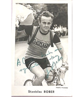 BOBER Stanislas, coureur cycliste. Photographie signée, dédicacée (G 4991)