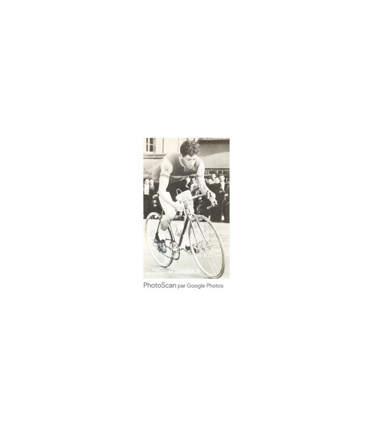 Jean DUNOT - PHOTOGAPHIE NOIR et BLANC signée et dédicacée à lucien