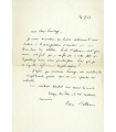 HELLENS Franz, romancier. Lettre autographe (G 4919)