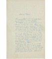 BRION Gustave, peintre alsacien. Lettre autographe (G 5077)