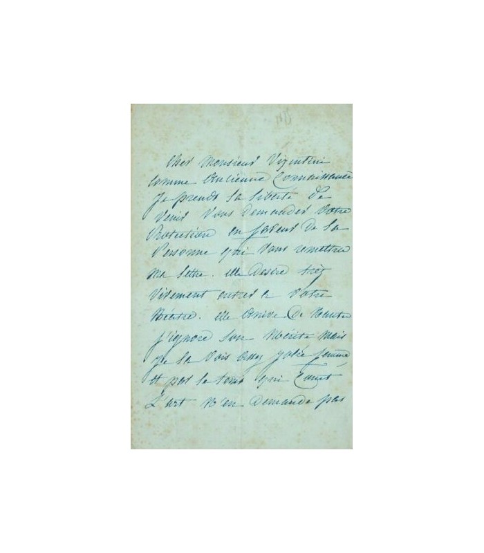 DEJAZET Virginie, comédienne. Lettre autographe (G 5103)