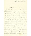 CLEMENT Félix, compositeur, organiste. Lettre autographe (G 5088)