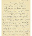 KARL Roger, comédien. Lettre autographe (G 5149)