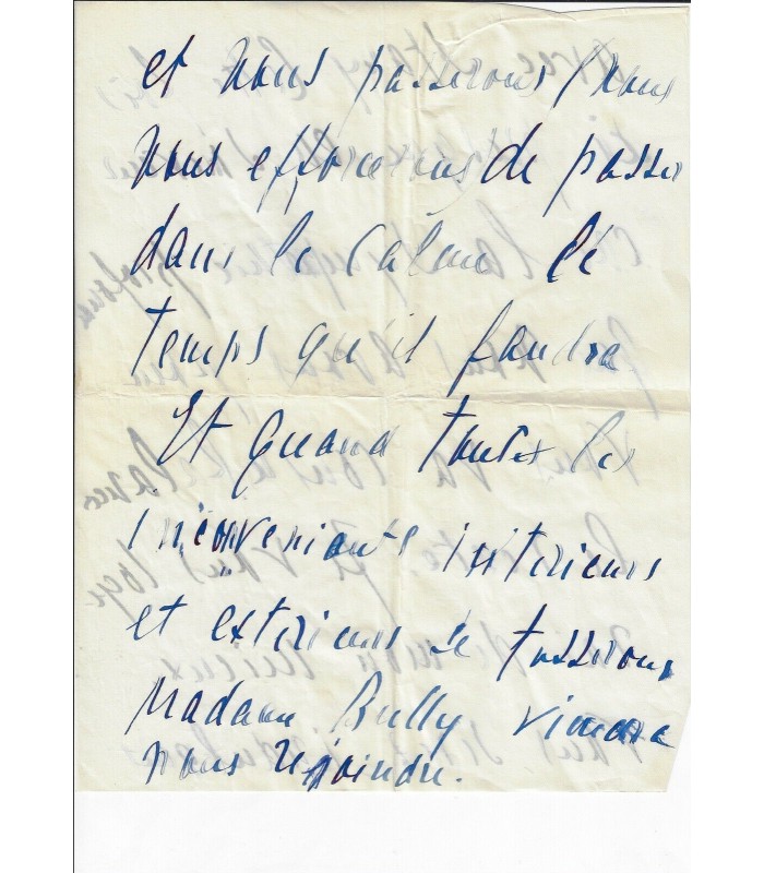 LANSKOY Alex. Lettre autographe (G 5156)