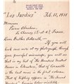 (BALZAC). ROYCE William Hobart, Ecrivain américain, passionné de Balzac, Lettre autographe (G 1371)