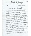 PUVIS DE CHAVANNES, Pierre, peintre. Lettre autographe (G 5196)