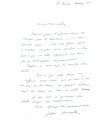 ANOUILH Jean, dramaturge. Manuscrit autographe et Lettre autographe (G 5283)