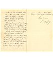 AUGIER Emile. Poète et dramaturge. 2 Lettres autographes au compositeur Ambroise Thomas (G 2066/63)