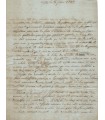 LAMARQUE Pierre-Antoine, curé. Lettre autographe (G 1504)