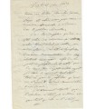 ANGLADE (Clément Hippolyte). Député. Préfet de l'Ariège. Lettre autographe (E 10007)