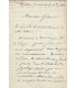 BERNARD (Claude). Médecin, physiologiste. Lettre autographe (Réf. G 3544)