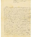 BOURBON-CONDE (Louis Joseph de). Général en chef de l'Emigration. Lettre autographe, 30 juillet 1796 (Réf. G 561)