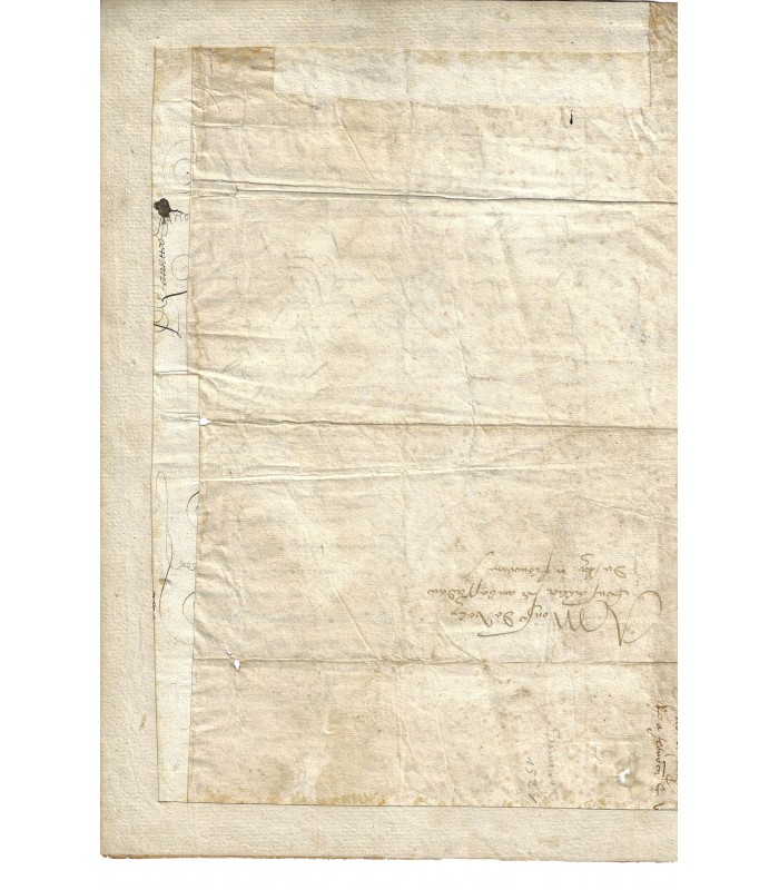 BOURBON - FRANCOIS II DE BOURBON (1491-1545). Lettre autographe, 1528 (?) (Réf. G 3921)