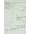 LATUDE Masers de, célèbre prisonnier. Lettre autographe (G 3390)