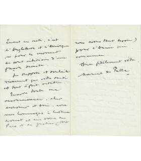 FALLA (Manuel de). Compositeur espagnol. Lettre à Henri Monnet (Réf. G 2822)