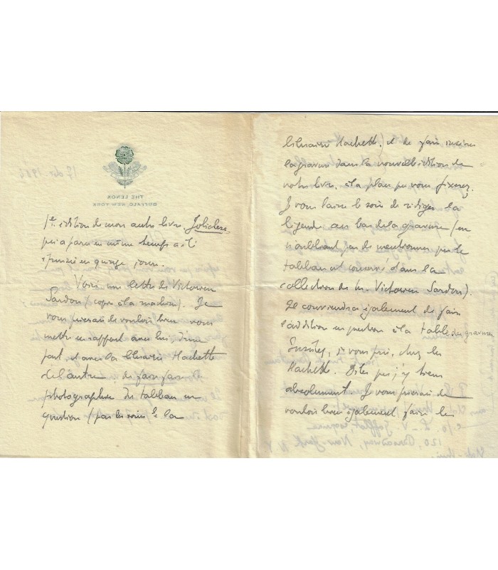 FUNCK-BRENTANO (Frantz). Historien, archiviste-paléographe. 8 lettres + 1 carte postale (Réf. E 10181)