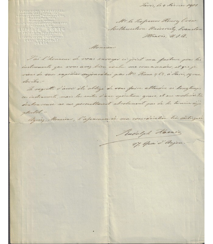 KOENIG (Karl, Rudolf). Physicien d'origine allemande.