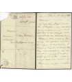 LABANOFF DE ROSTOFF (Alexandre, prince). Ecrivain russe. Lettre à Arthus Bertrand (Réf. E 10352)