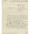 LAMETH (Charles de). Général de la Révolution et de l'Empire. Lettre au préfet de Versailles (Réf. E 10354)