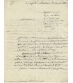 LAMETH (Charles de). Général de la Révolution et de l'Empire. Lettre au préfet de Versailles (Réf. E 10354)
