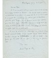 MANDIARGUES (André Piyere de). Ecrivain. Lettre au peintre surréaliste Félix Labisse (Réf. G 4498)