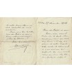 MARTIGNAC (Charles de). Homme politique. lettre à "Mon cher Préfet" (1914) (Réf. G 4104)