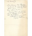VILLON (Jacques), peintre, dessinateur et graveur. Lettre autographe (G 3198)