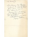 VILLON (Jacques), peintre, dessinateur et graveur. Lettre autographe (G 3198)