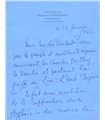 BIBESCO Marthe, princesse. Écrivaine roumaine. Lettre autographe à Pierre Lyautey (G 3553)
