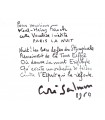 SALMON (André), poète, journaliste et critique d'art. Poème autographe (G 4655)