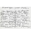 DUNOYER DE SEGONZAC, André, peintre. Carte autographe(G 3338)