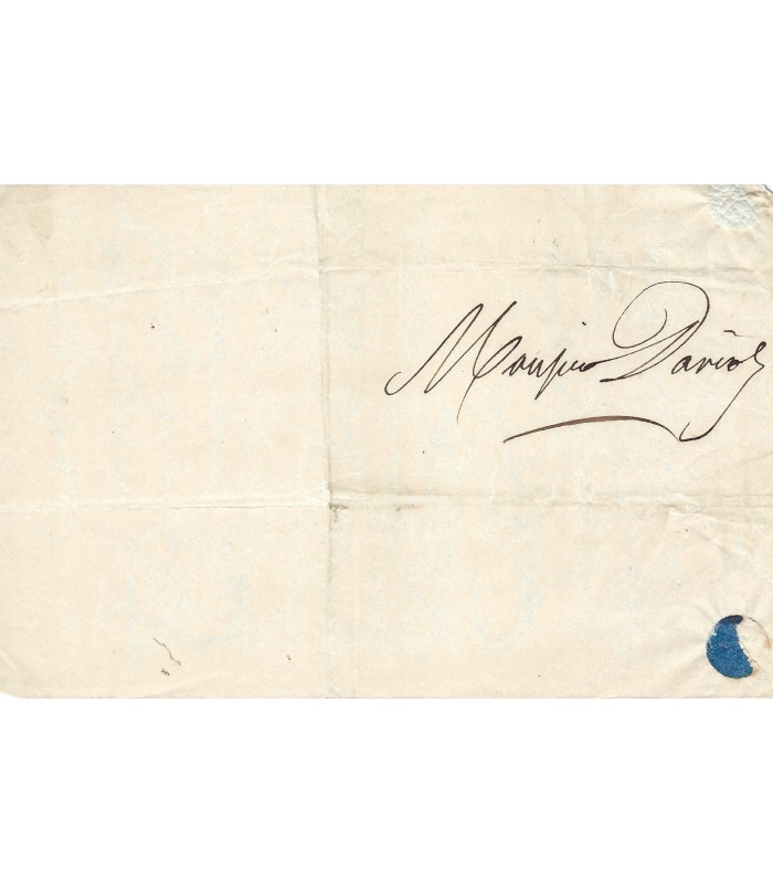 ARAGO Etienne, dramaturge, homme politique. Lettre autographe (G 5538)