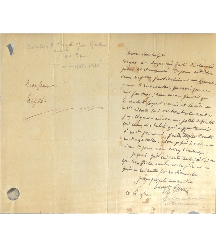 CUVELIER de TRIE, "le Corneille des boulevards"