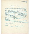 DUVERNOIS Henri, écrivain. Lettre autographe (E 10475)