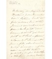 LAMARTINE Mary Ann, Mme de. Lettre autographe (G 4624)