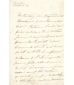 LAMARTINE Mary Ann, Mme de. Lettre autographe (G 4624)